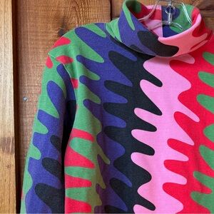 NOOWORKS XXL Static Print Turtleneck